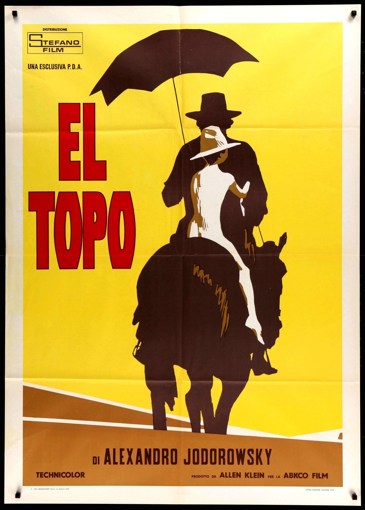El Topo (1970) original movie poster for sale at Original Film Art