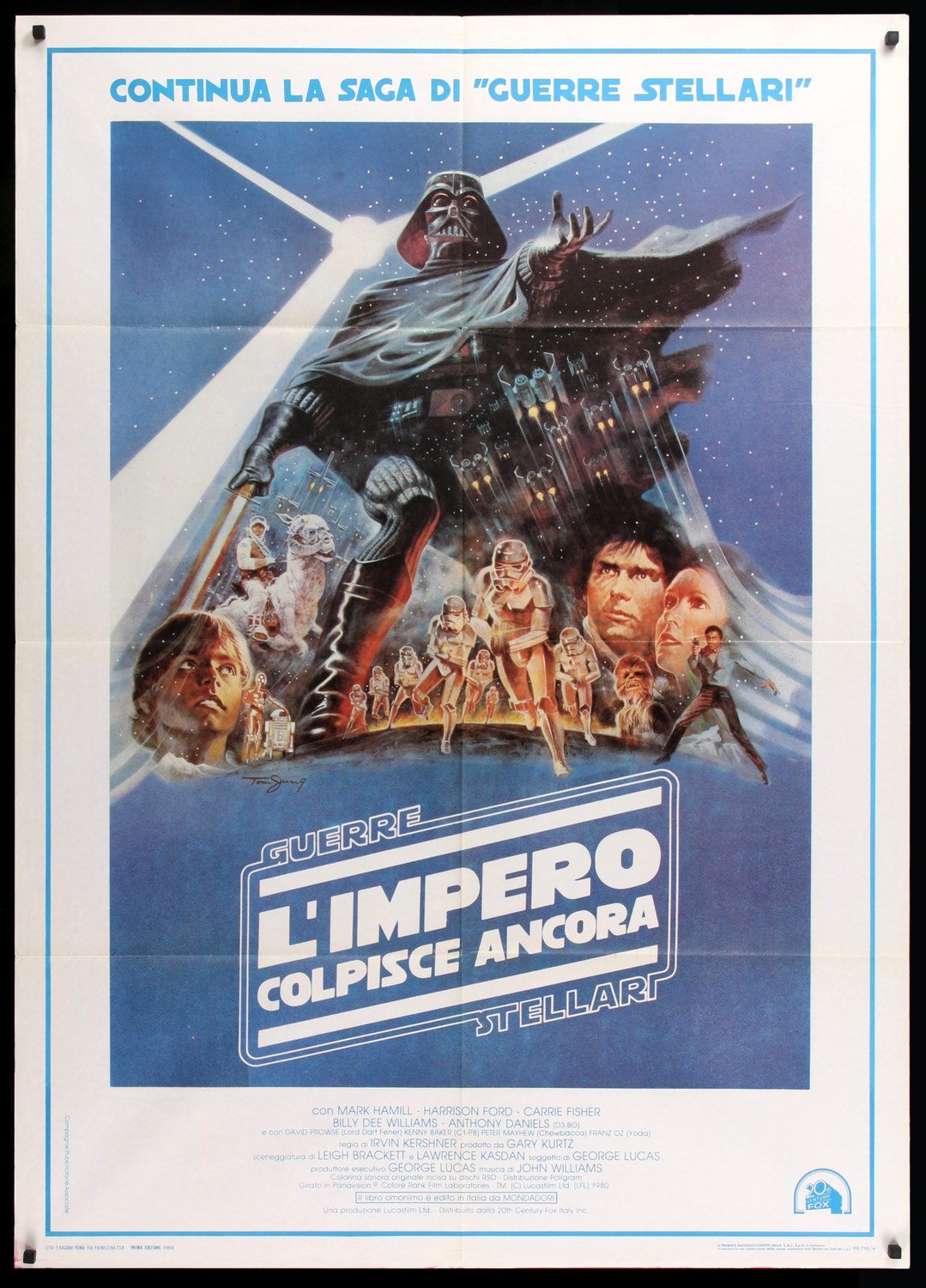 Empire Strikes Back (1980) original movie poster for sale at Original Film Art - Vintage Movie Posters