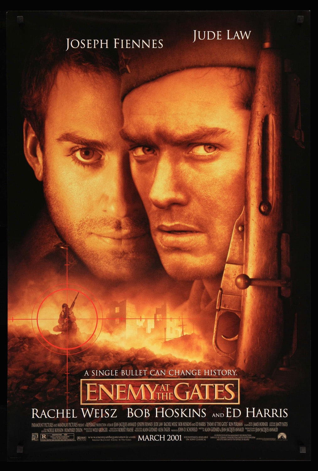 Enemy At the Gates (2001) original movie poster for sale at Original Film Art