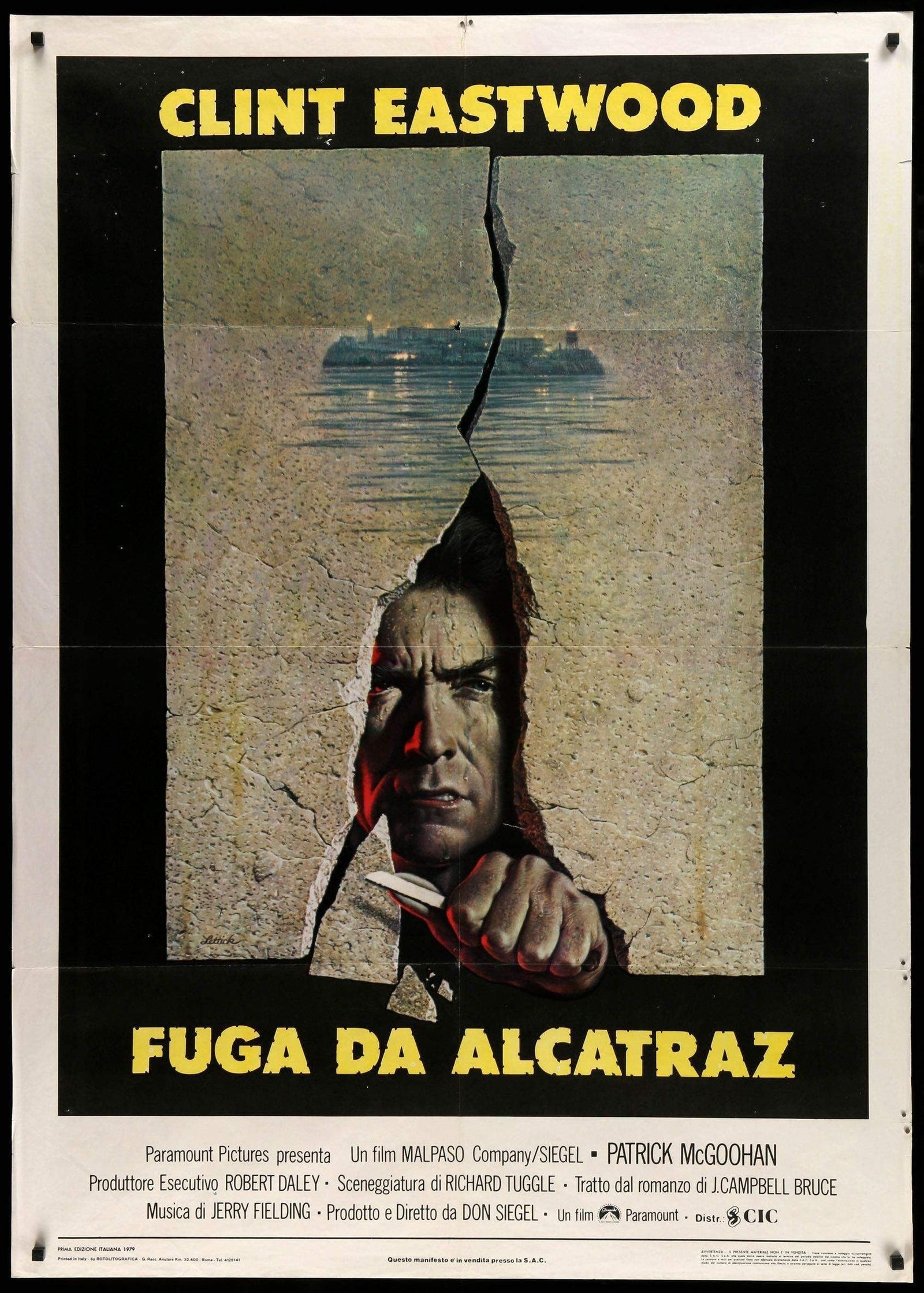 Escape from Alcatraz (1979) original movie poster for sale at Original Film Art - Vintage Movie Posters