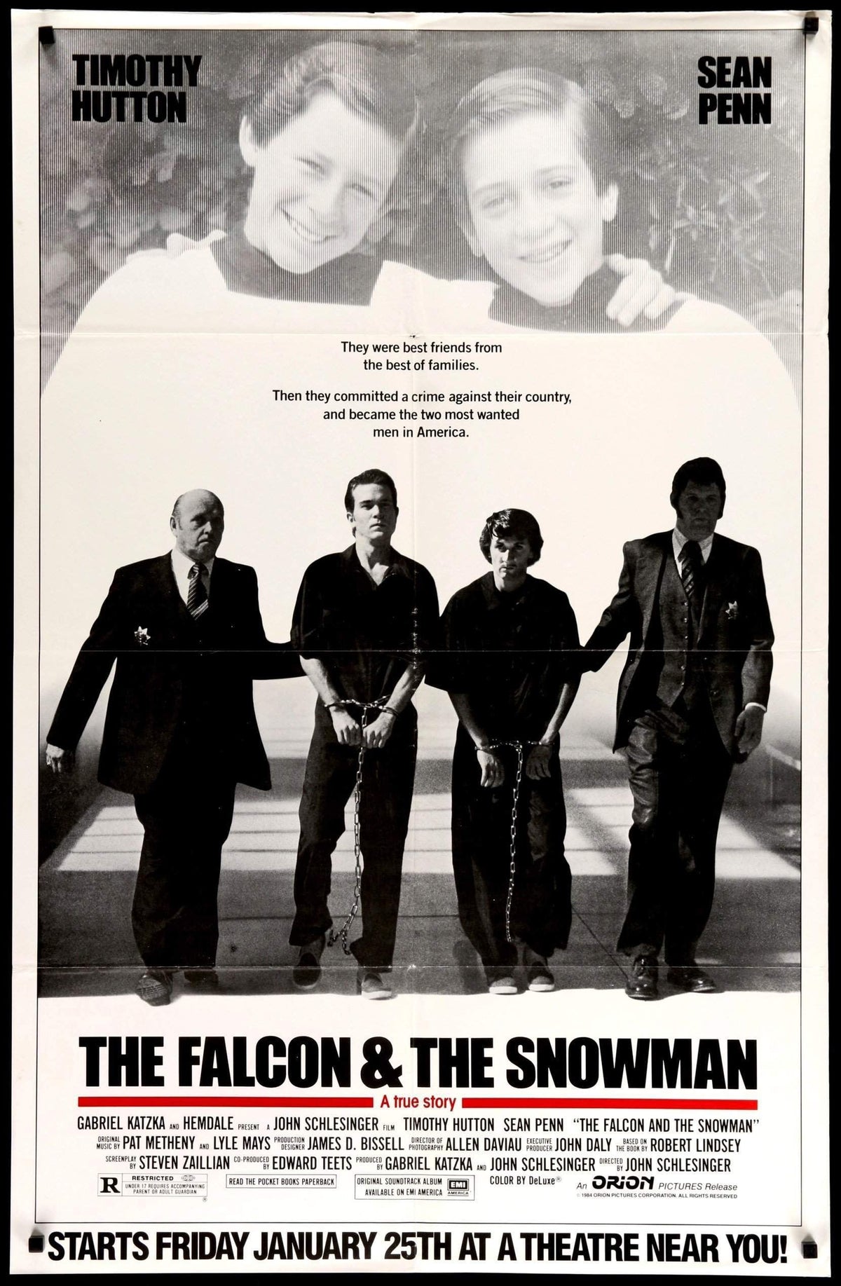 Falcon and the Snowman (1985) original movie poster for sale at Original Film Art - Vintage Movie Posters