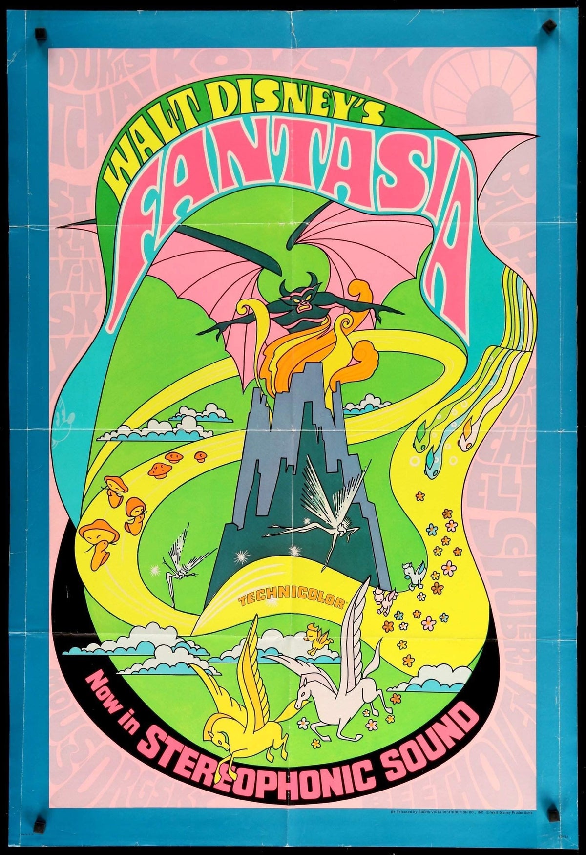 Fantasia (1940) original movie poster for sale at Original Film Art
