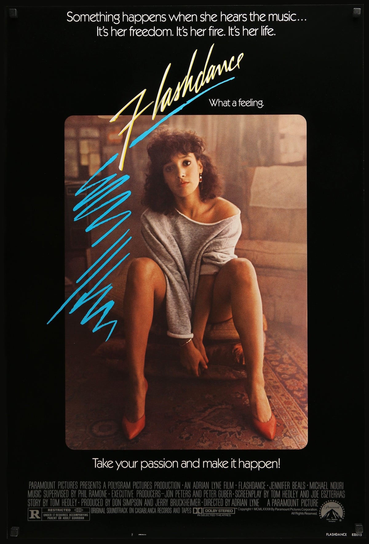 Flashdance (1983) original movie poster for sale at Original Film Art