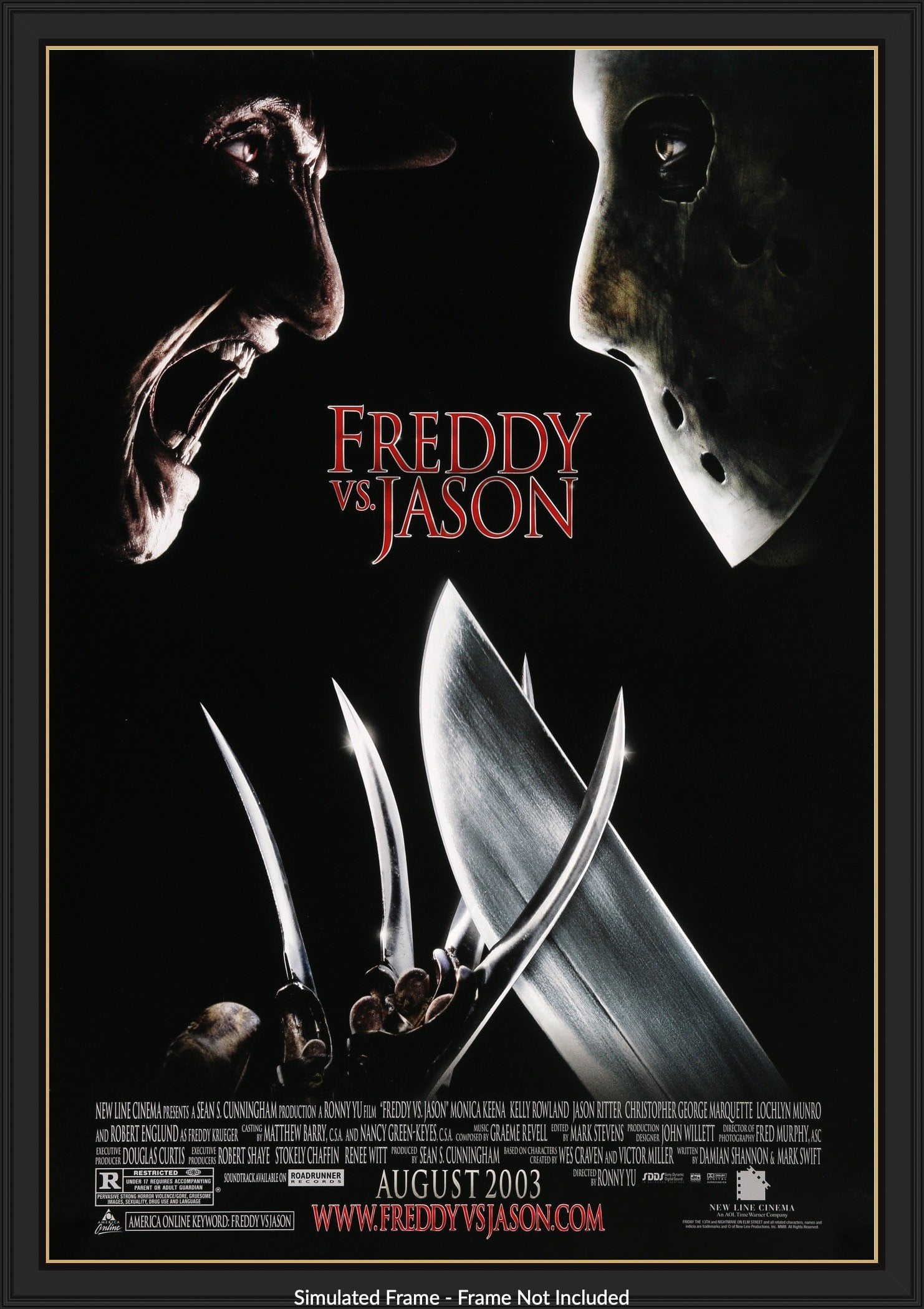 Freddy Versus Jason (2003) original movie poster for sale at Original Film Art - Vintage Movie Posters