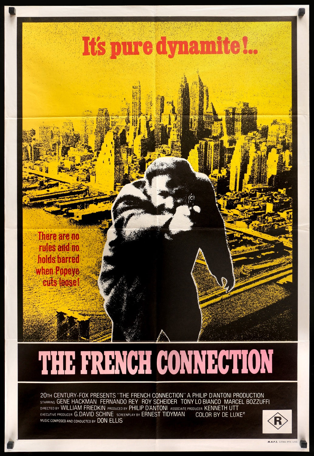French Connection (1971) original movie poster for sale at Original Film Art - Vintage Movie Posters