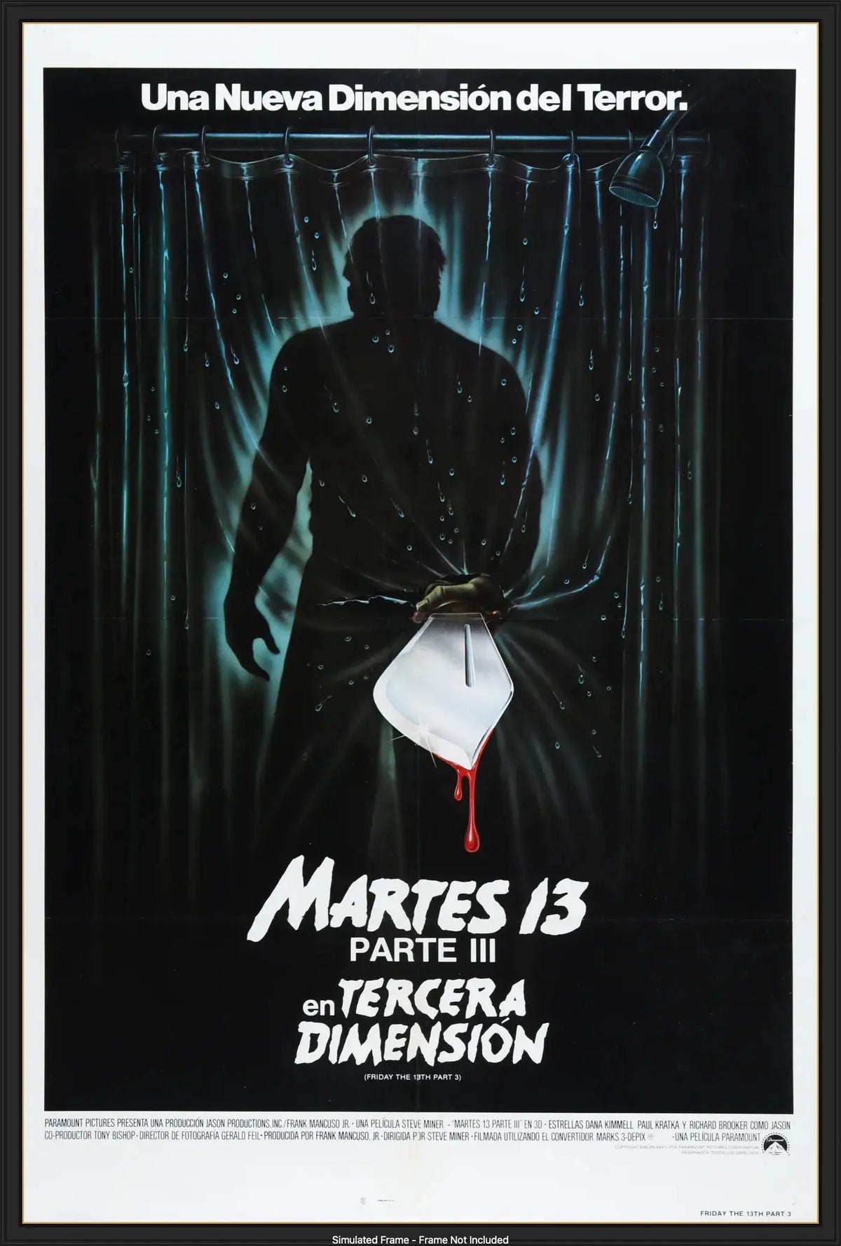 Friday the 13th Part III 3-D (1982) original movie poster for sale at Original Film Art - Vintage Movie Posters
