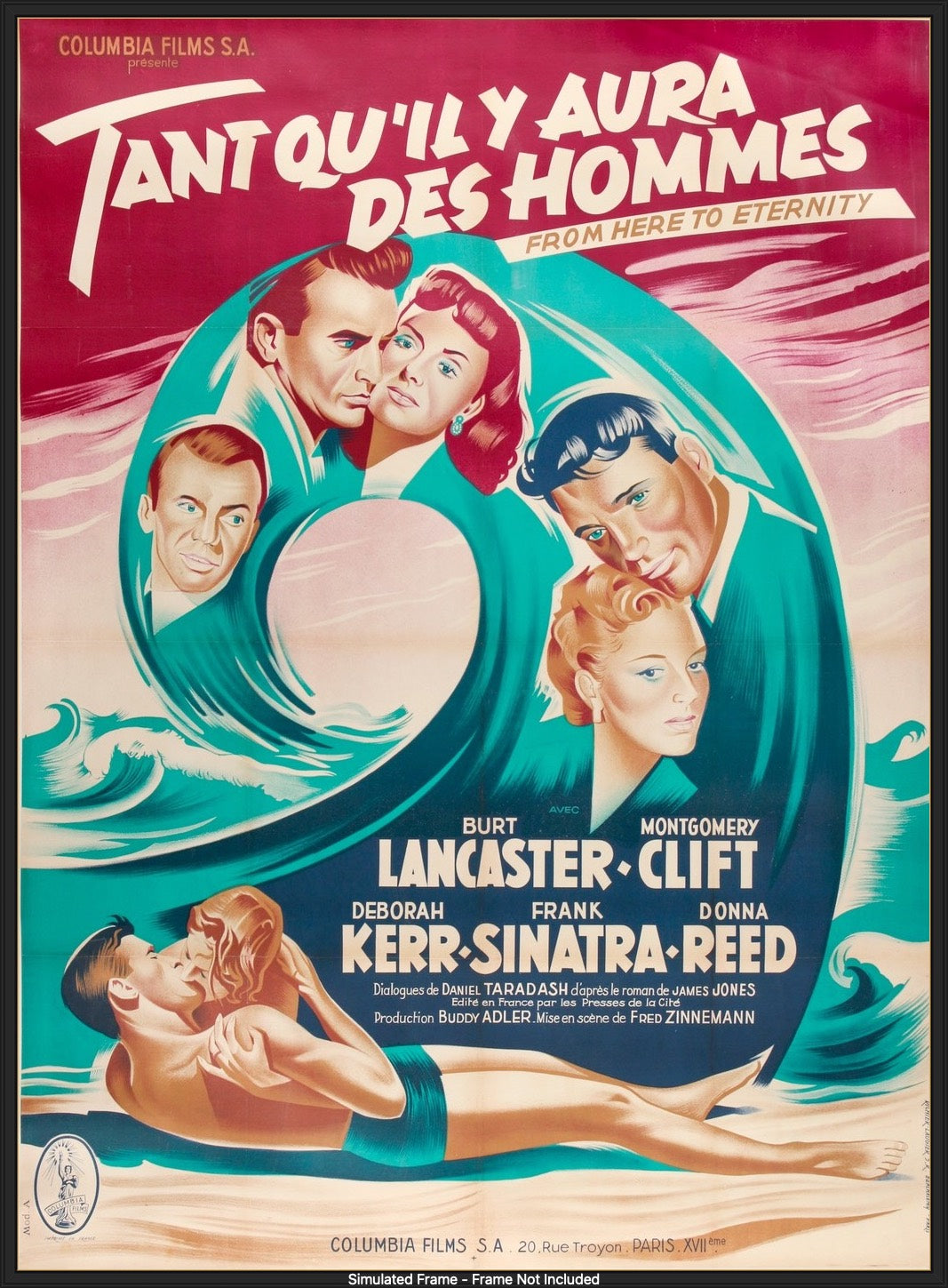From Here to Eternity (1953) original movie poster for sale at Original Film Art - Vintage Movie Posters