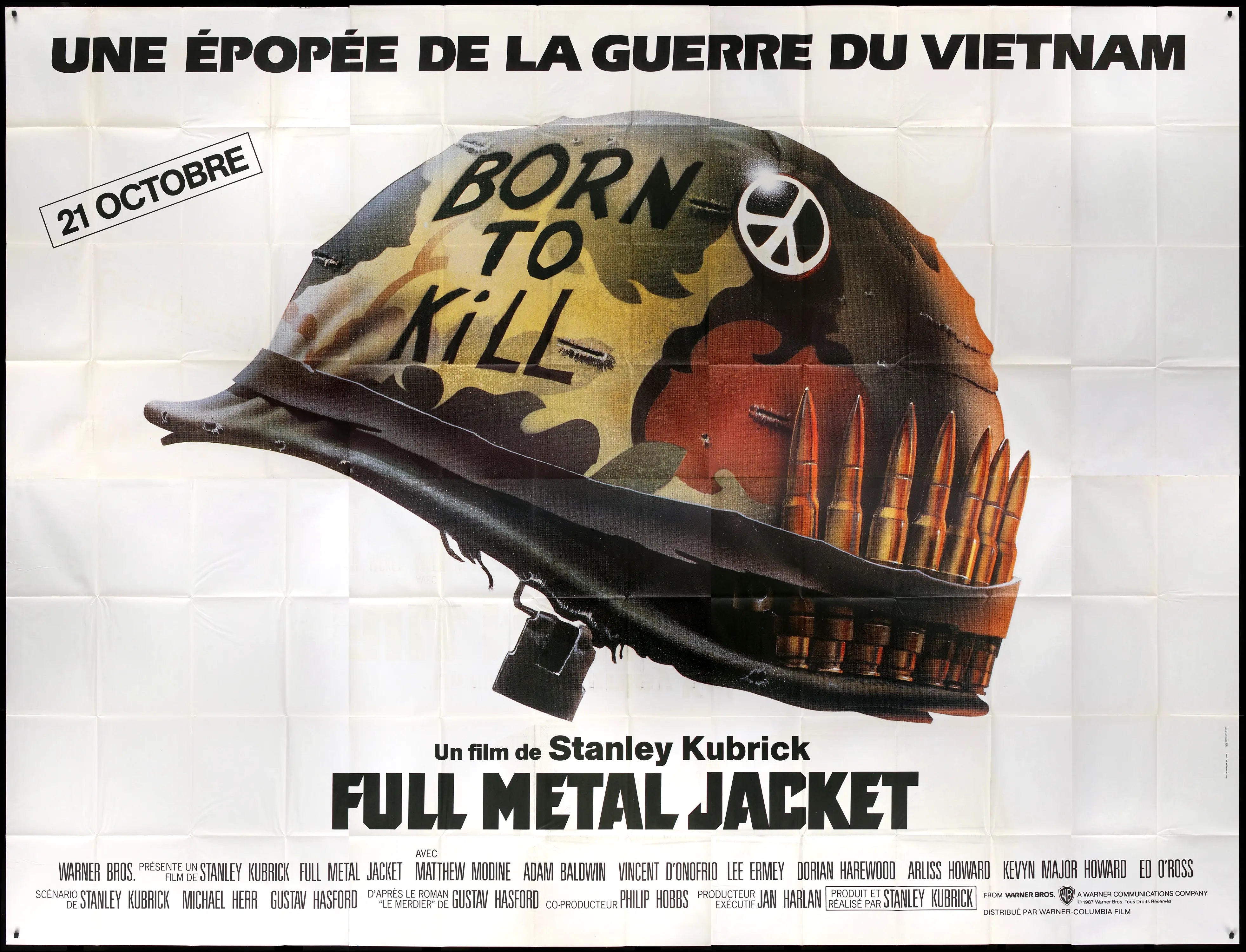Full Metal Jacket (1987) original movie poster for sale at Original Film Art - Vintage Movie Posters