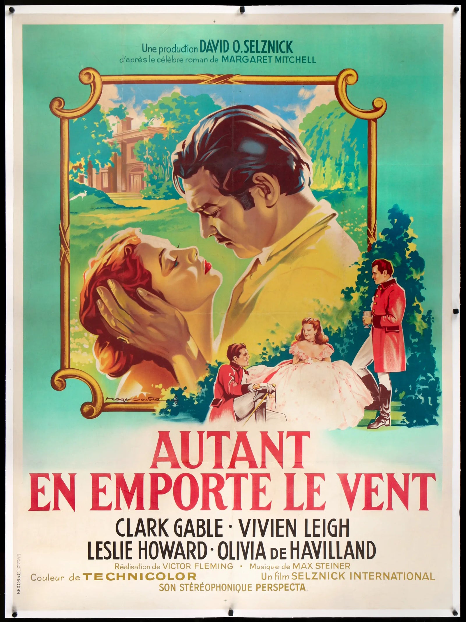Gone with the Wind (1939) original movie poster for sale at Original Film Art - Vintage Movie Posters
