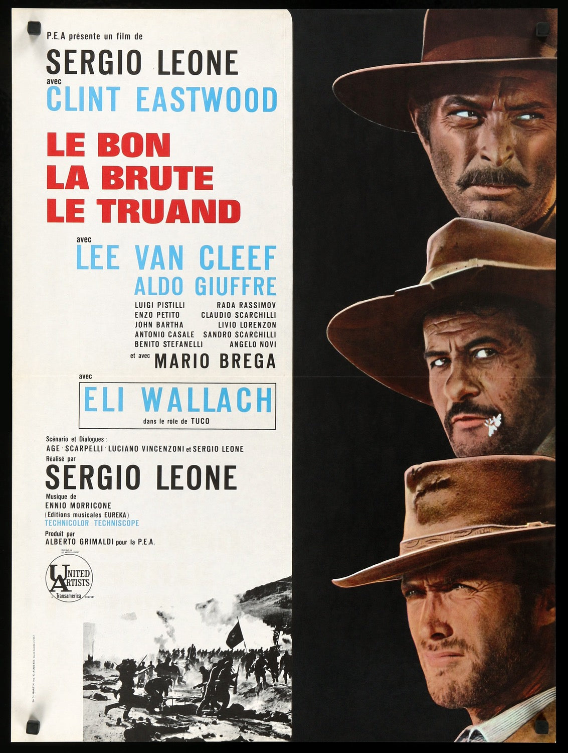 Good, the Bad and the Ugly (1966) original movie poster for sale at Original Film Art