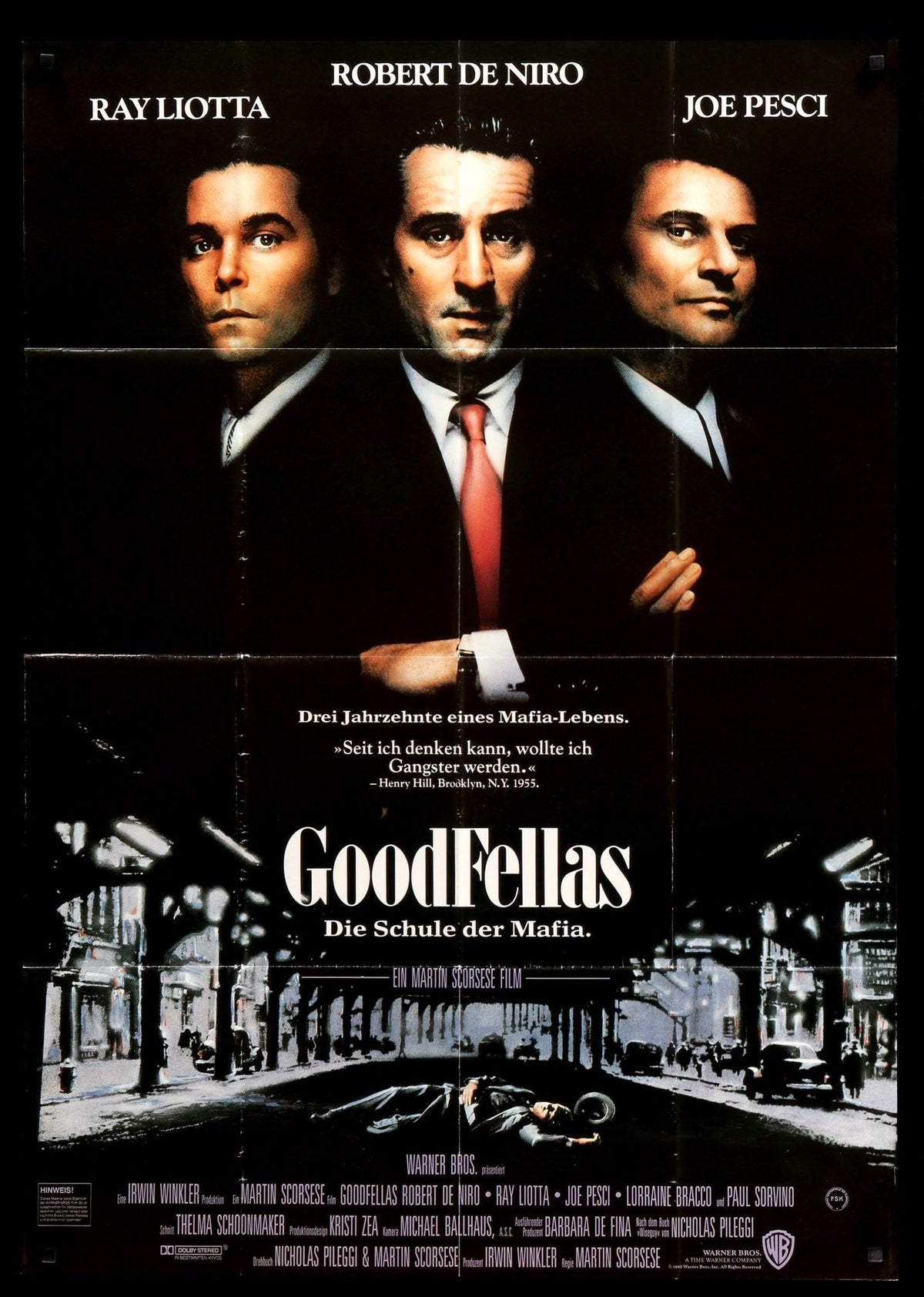 Goodfellas (1990) original movie poster for sale at Original Film Art