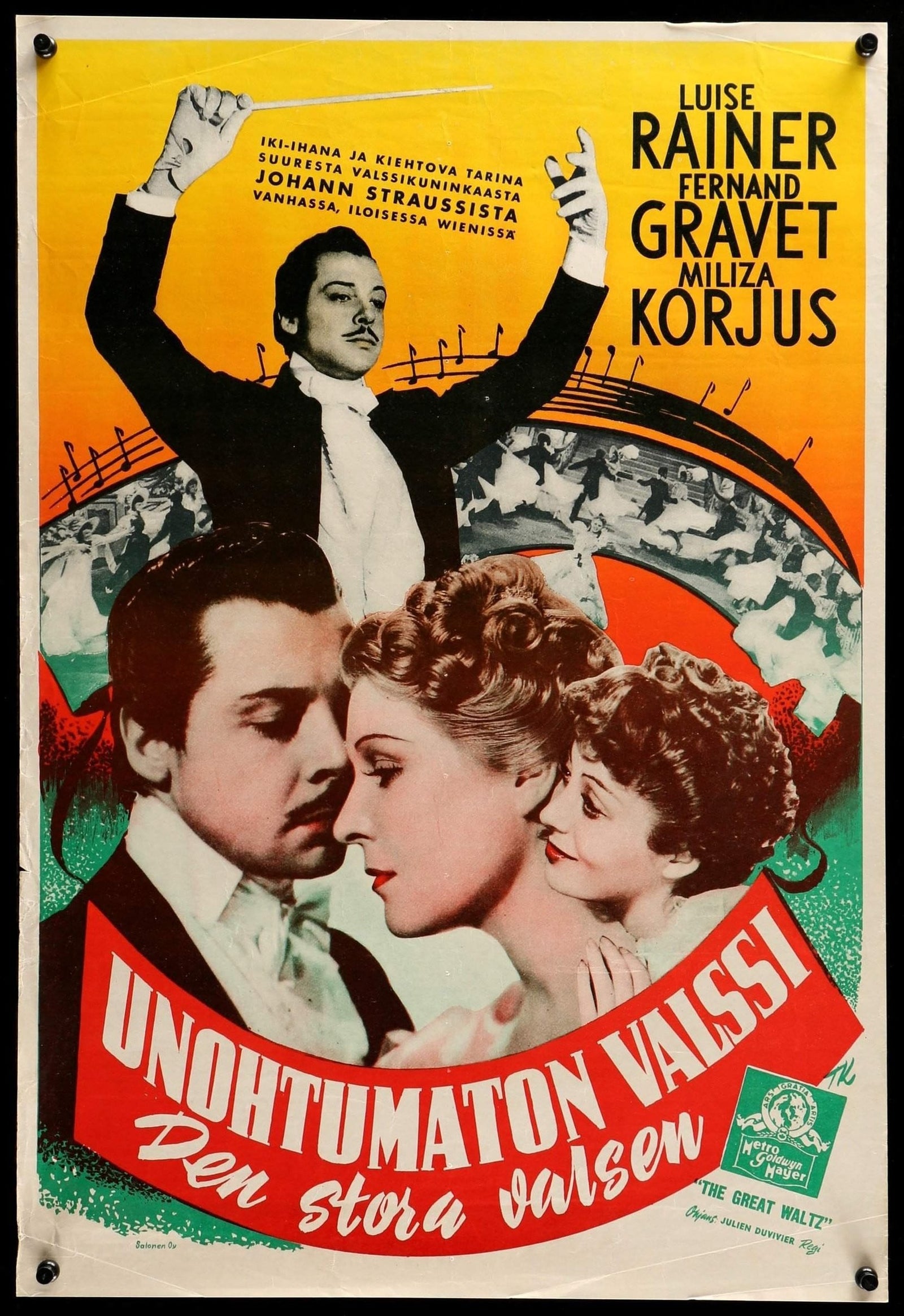 Great Waltz (1938) original movie poster for sale at Original Film Art - Vintage Movie Posters