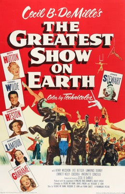 Greatest Show on Earth (1952) original movie poster for sale at Original Film Art - Vintage Movie Posters