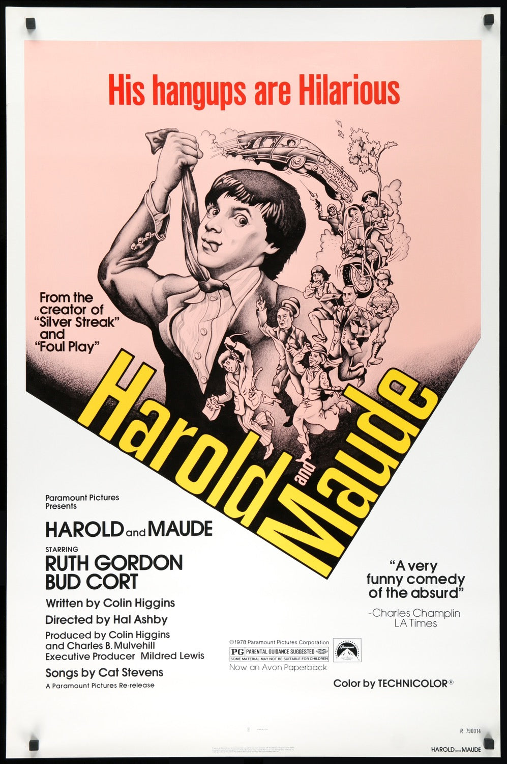 Harold and Maude (1971) original movie poster for sale at Original Film Art - Vintage Movie Posters