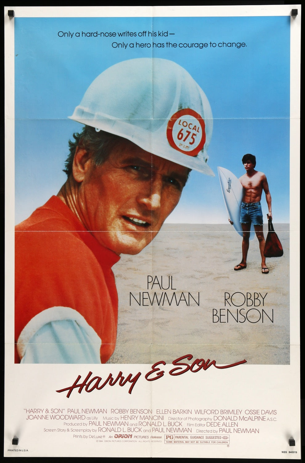 Harry and Son (1984) original movie poster for sale at Original Film Art