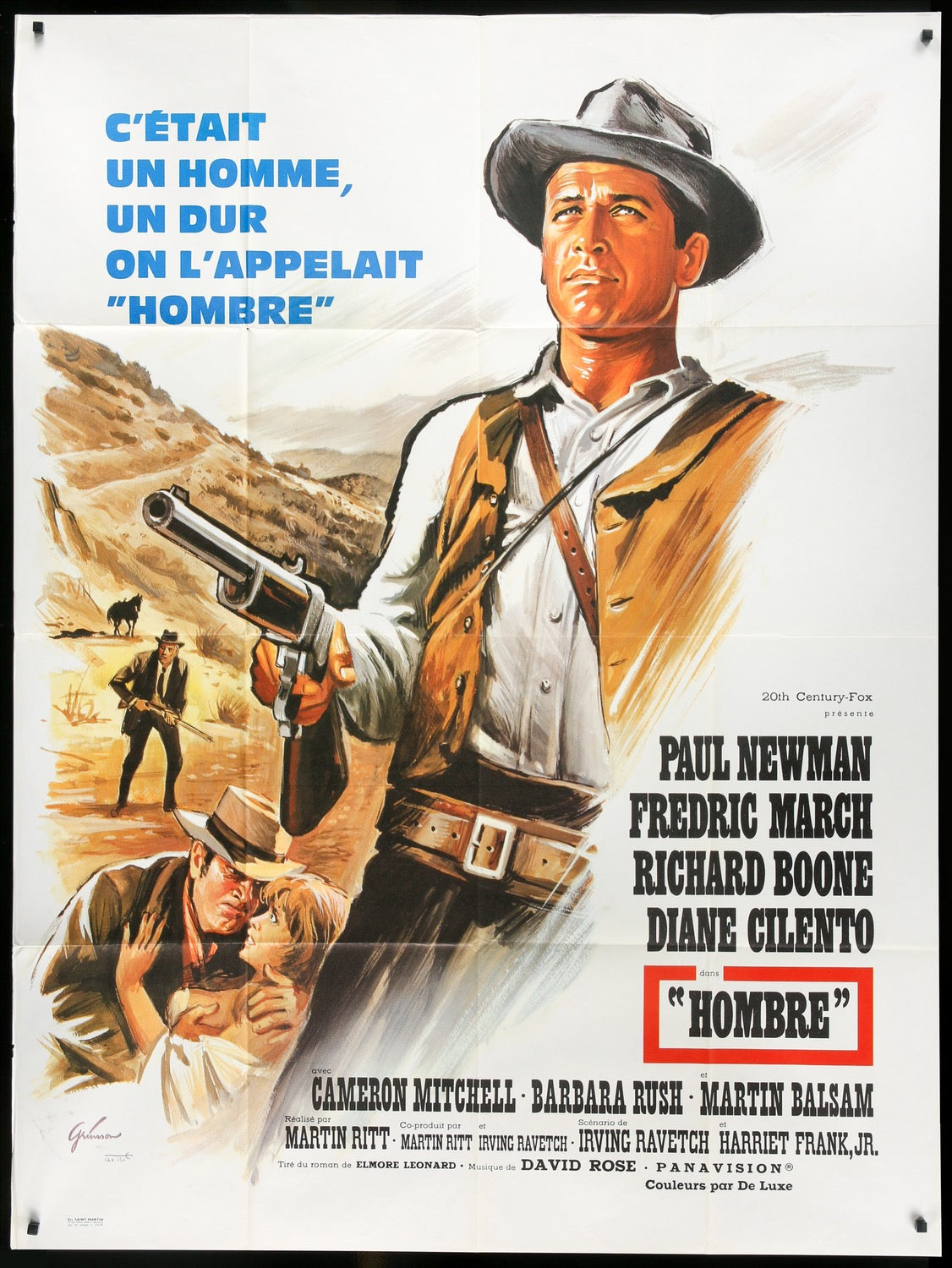 Hombre (1967) original movie poster for sale at Original Film Art