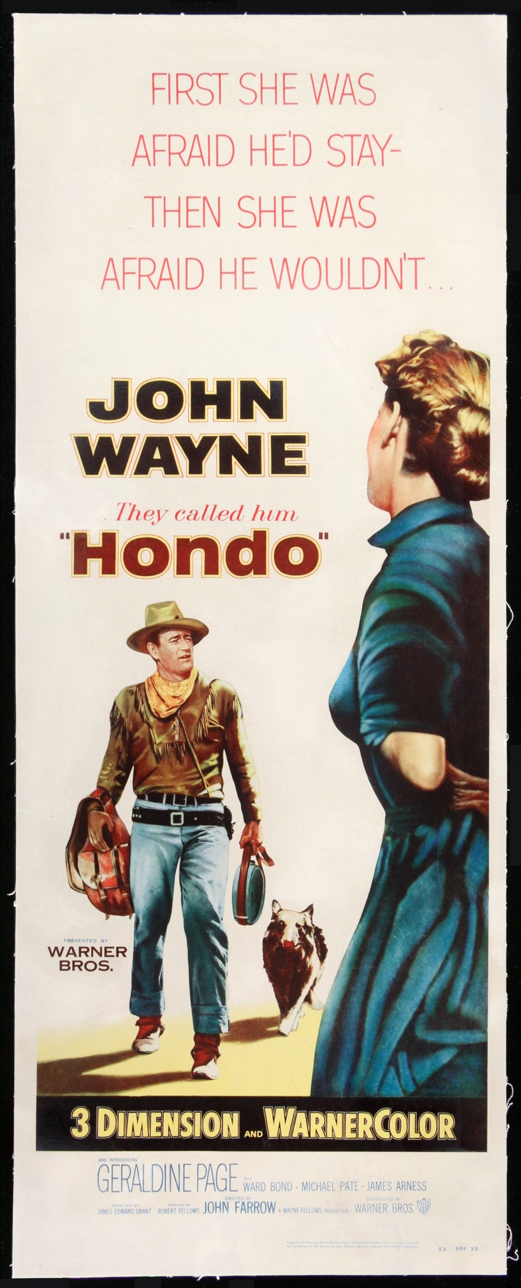 Hondo (1953) original movie poster for sale at Original Film Art - Vintage Movie Posters