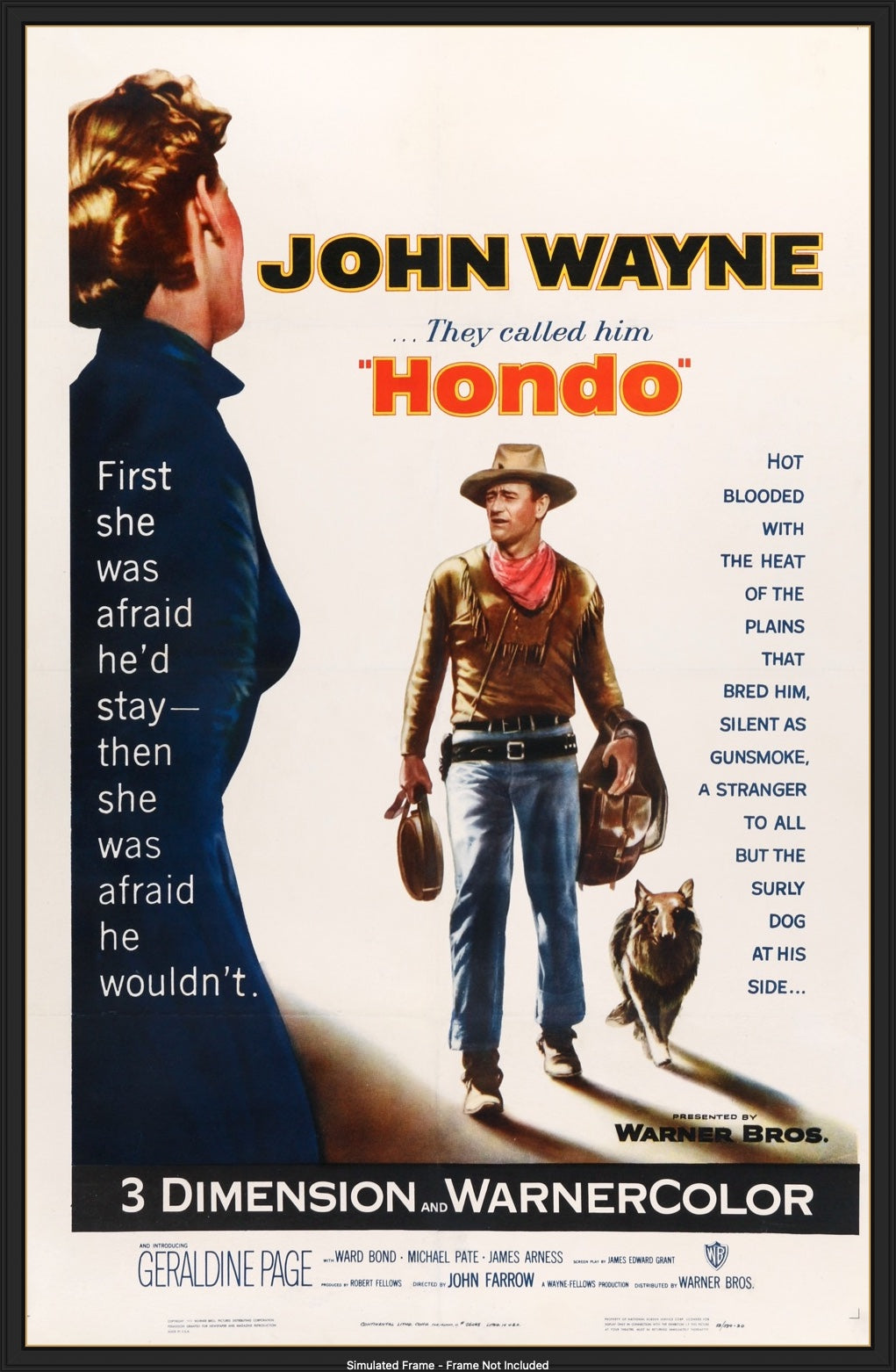 Hondo (1953) original movie poster for sale at Original Film Art - Vintage Movie Posters