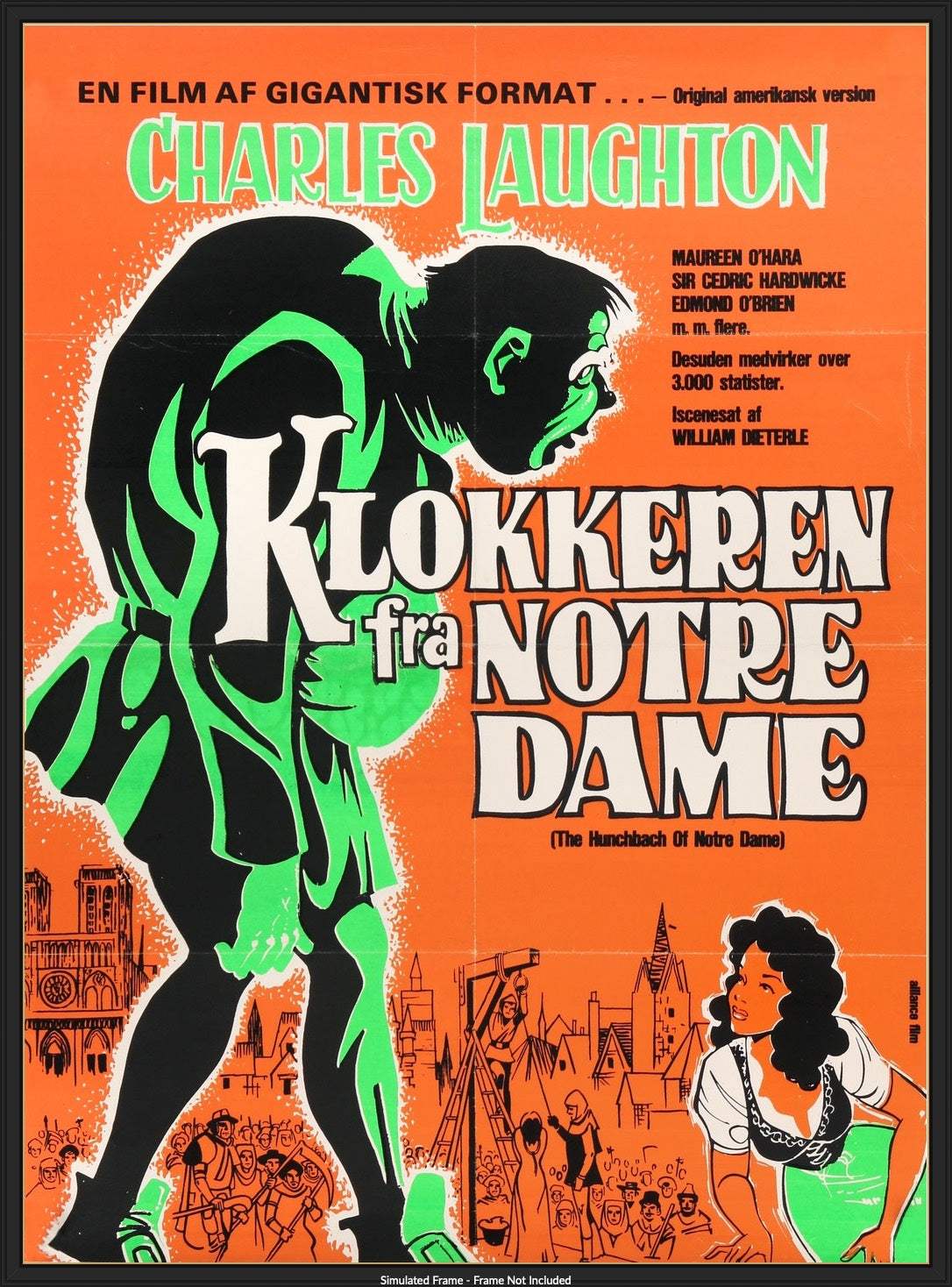 Hunchback of Notre Dame (1939) original movie poster for sale at Original Film Art - Vintage Movie Posters