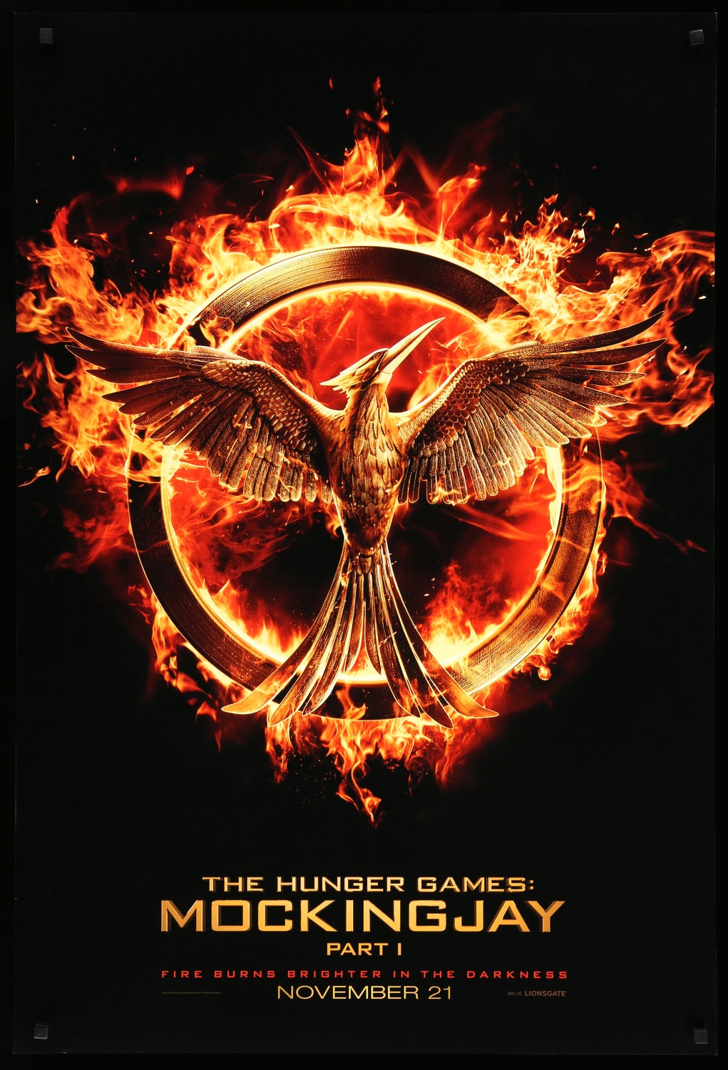 Hunger Games: Mockingjay Part 1 (2014) Original One-Sheet Movie Poster - Original Film Art - Vintage Movie Posters