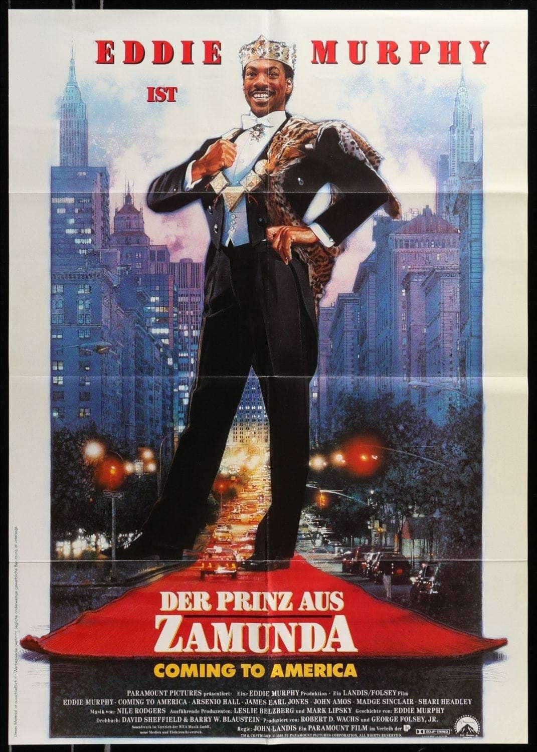 Coming to America (1988) original movie poster for sale at Original Film Art