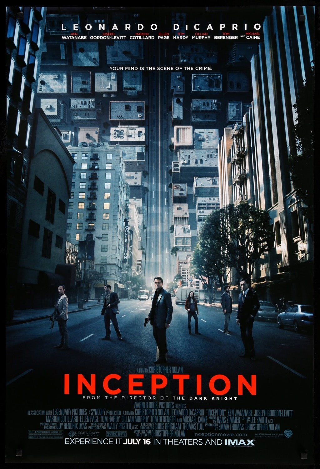 Inception (2010) original movie poster for sale at Original Film Art - Vintage Movie Posters