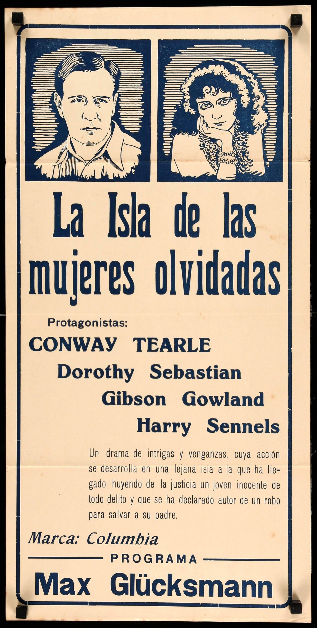 Isle of Forgotten Women (1927) original movie poster for sale at Original Film Art