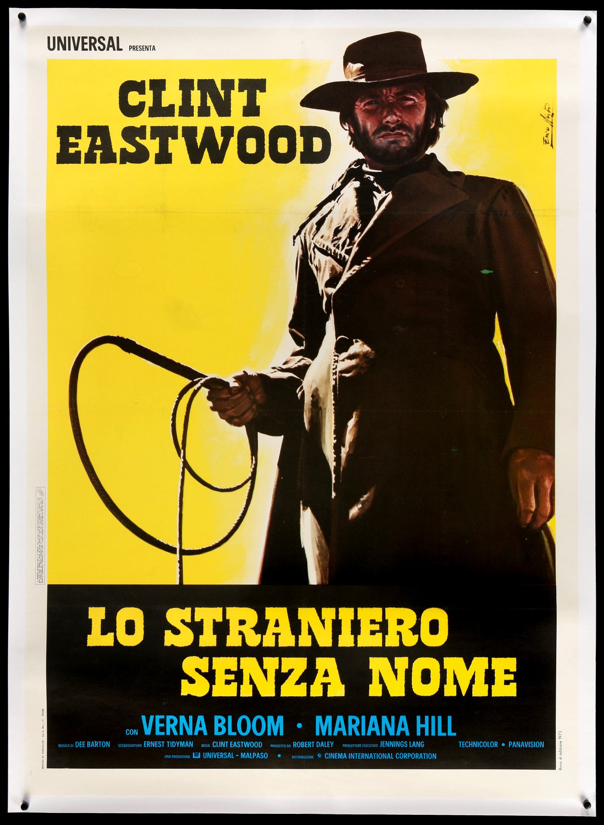 High Plains Drifter (1973) original movie poster for sale at Original Film Art - Vintage Movie Posters