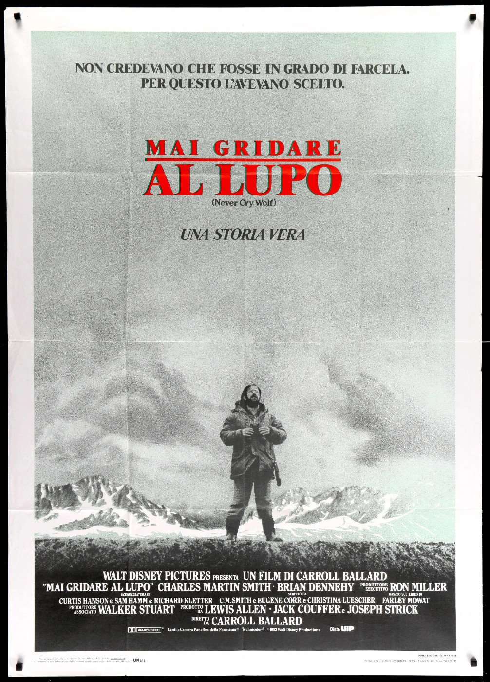Never Cry Wolf (1983) original movie poster for sale at Original Film Art - Vintage Movie Posters
