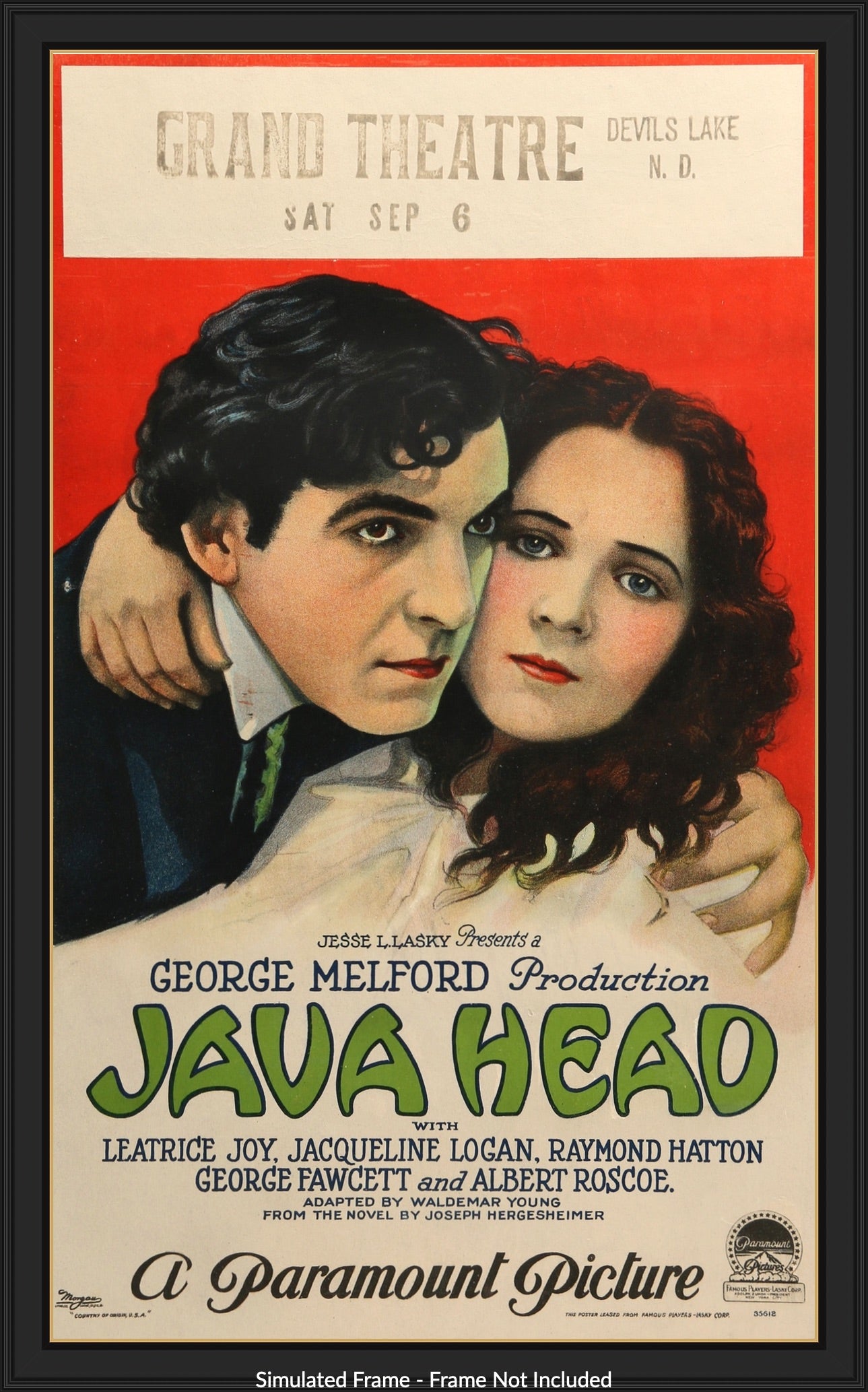 Java Head (1923) original movie poster for sale at Original Film Art - Vintage Movie Posters
