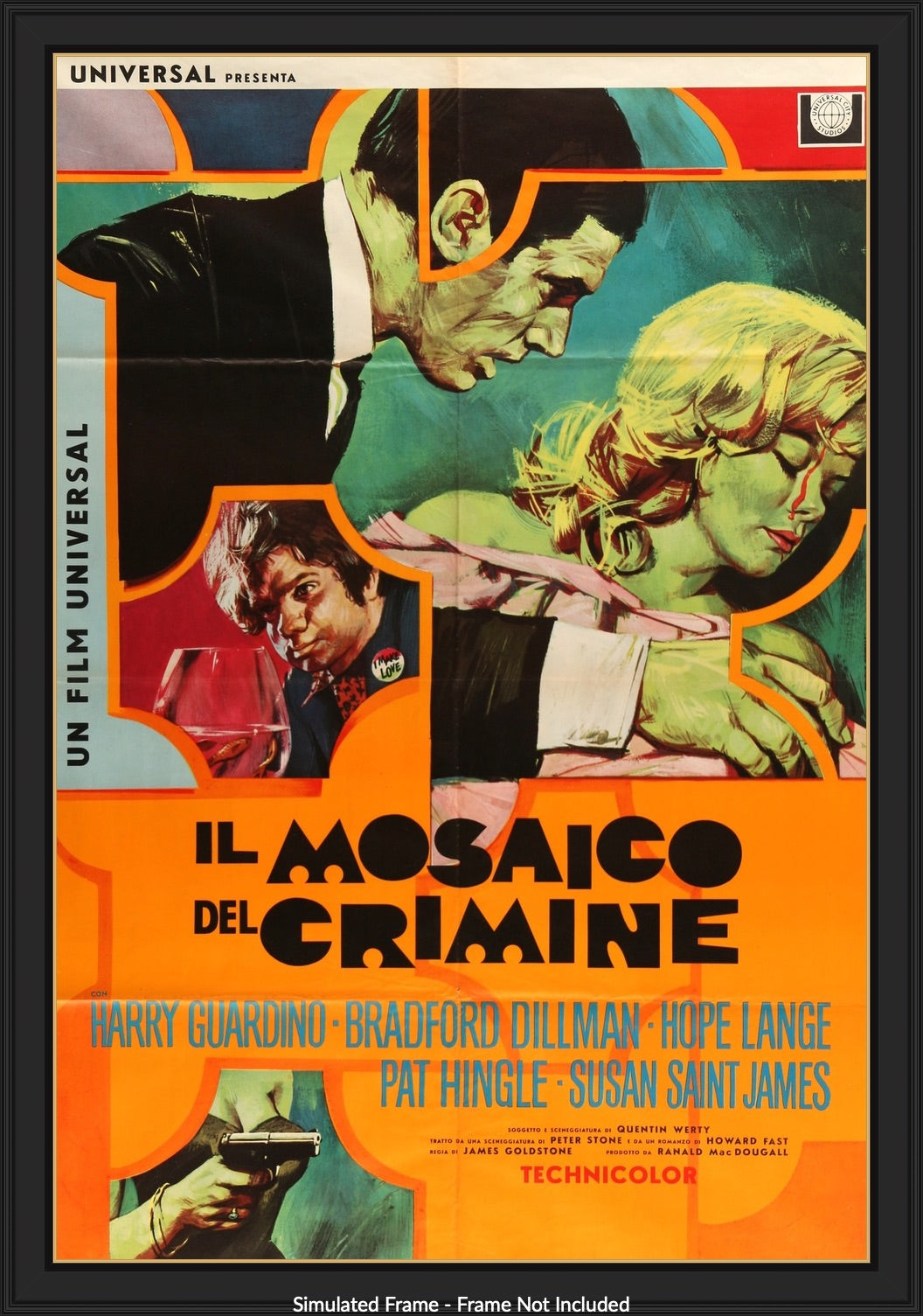 Jigsaw (1968) original movie poster for sale at Original Film Art - Vintage Movie Posters