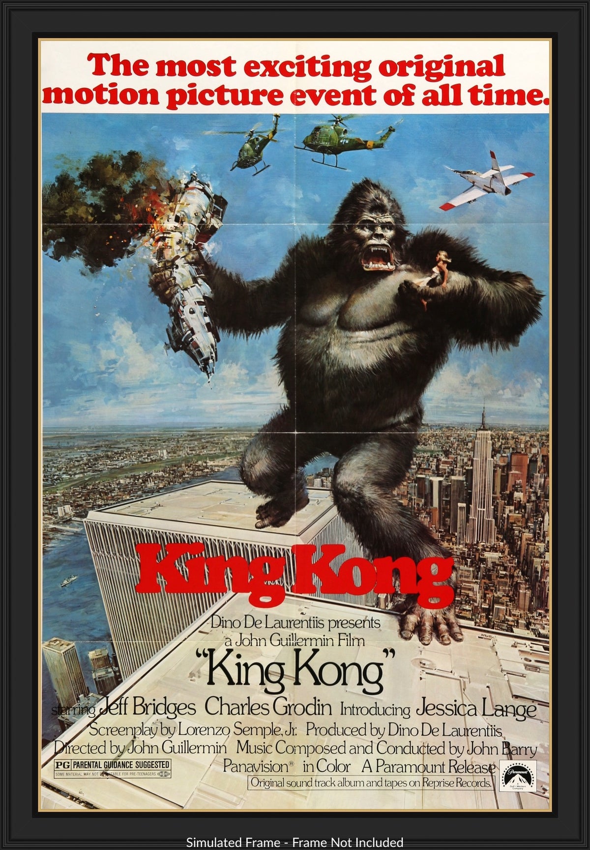 King Kong (1976) original movie poster for sale at Original Film Art - Vintage Movie Posters