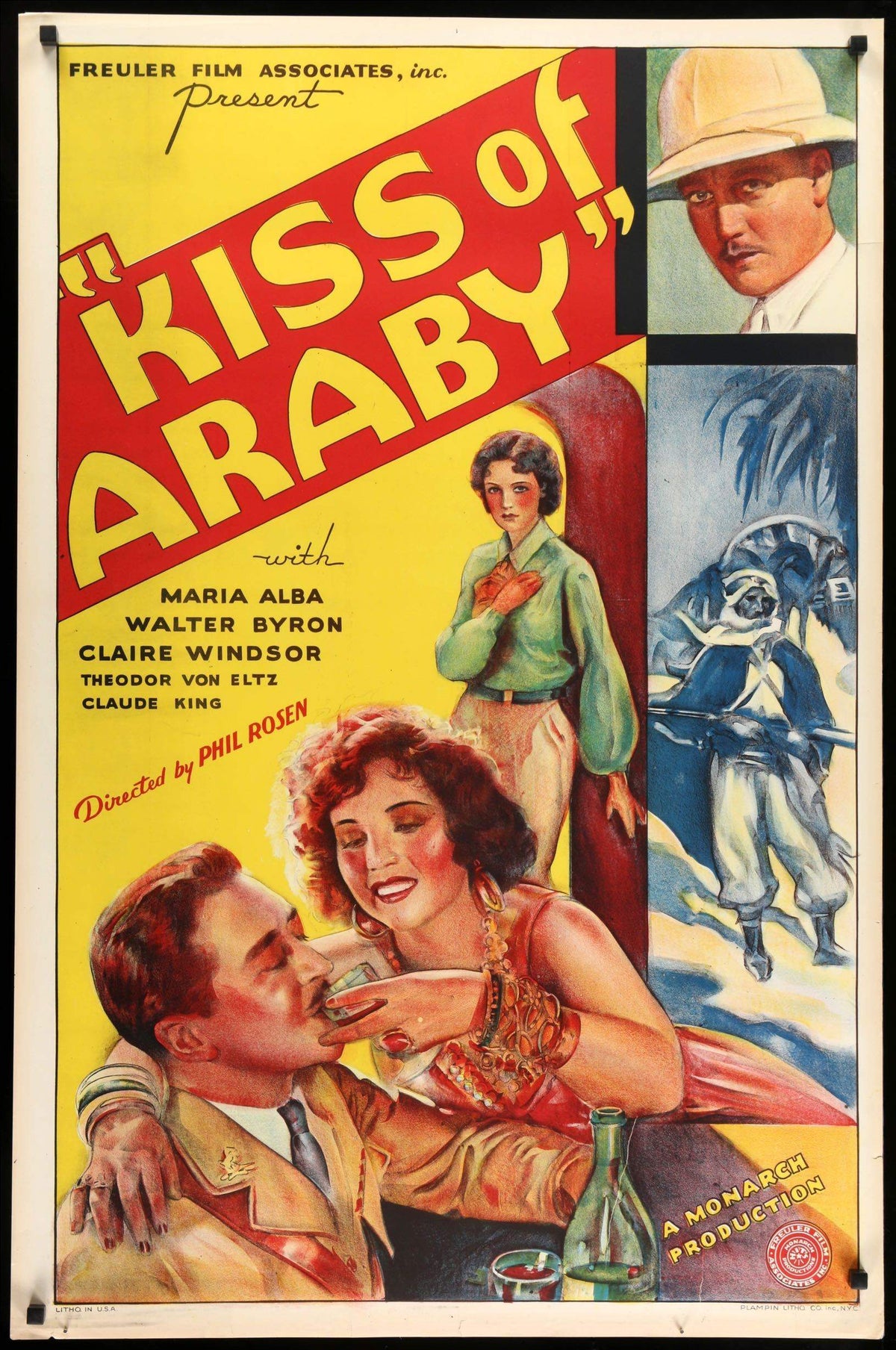 Kiss of Araby (1933) original movie poster for sale at Original Film Art