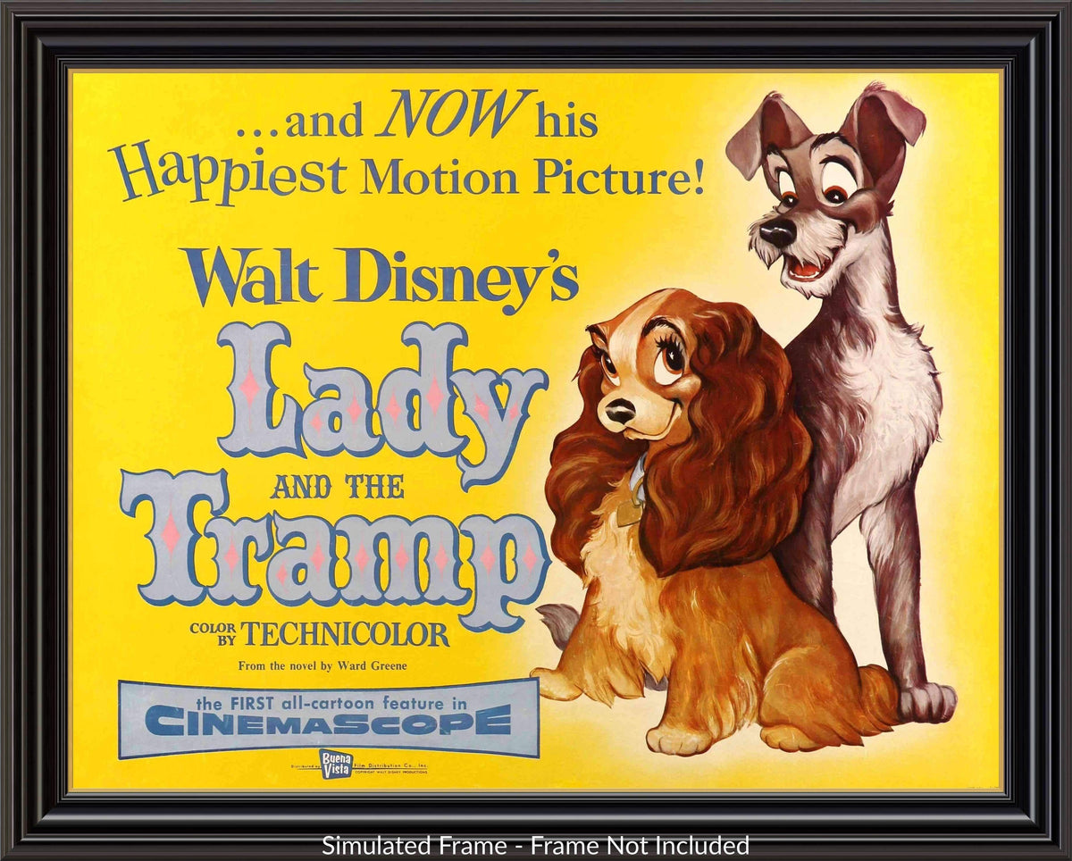 Lady and the Tramp (1955) original movie poster for sale at Original Film Art - Vintage Movie Posters