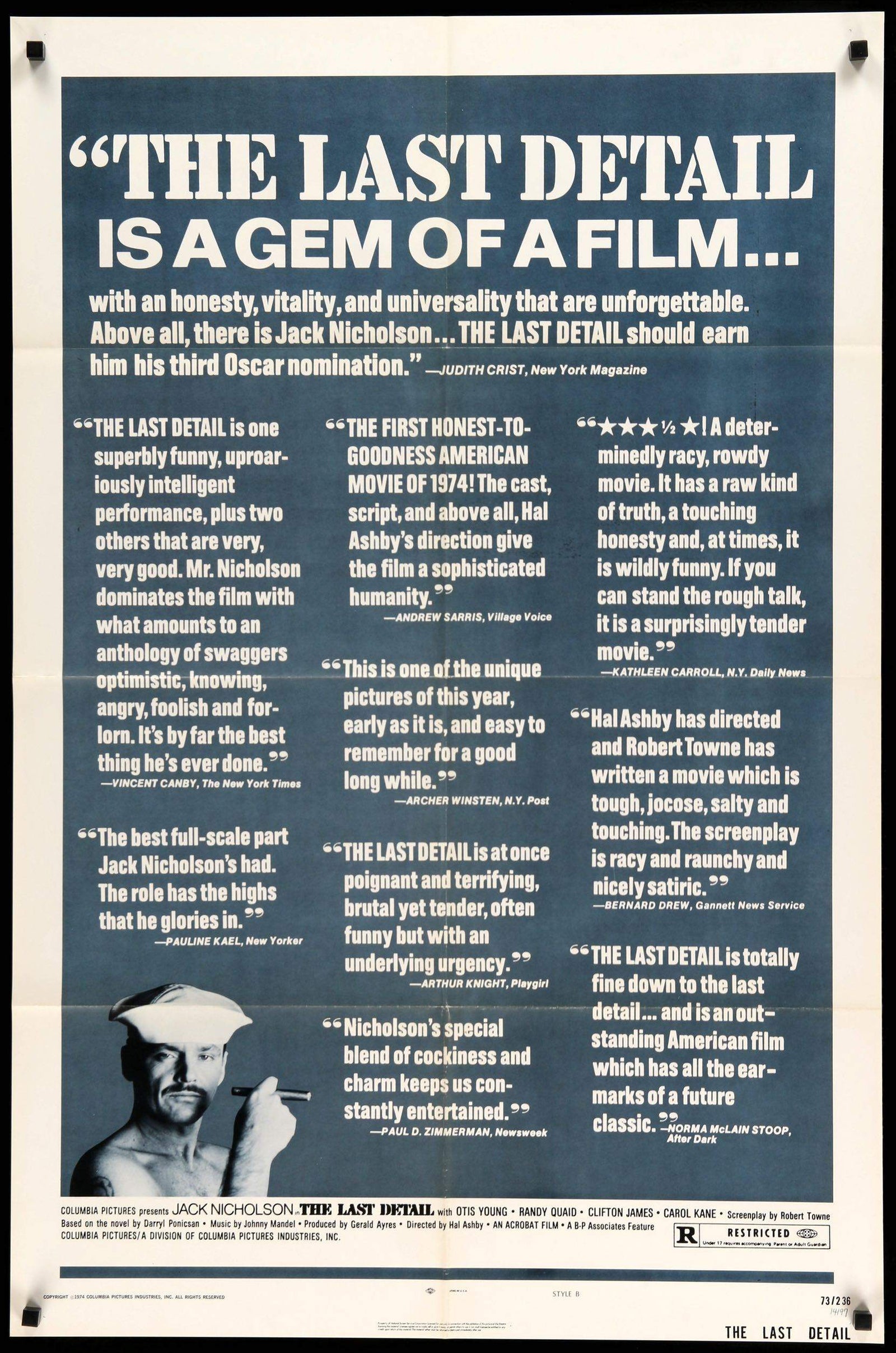 Last Detail (1973) original movie poster for sale at Original Film Art - Vintage Movie Posters