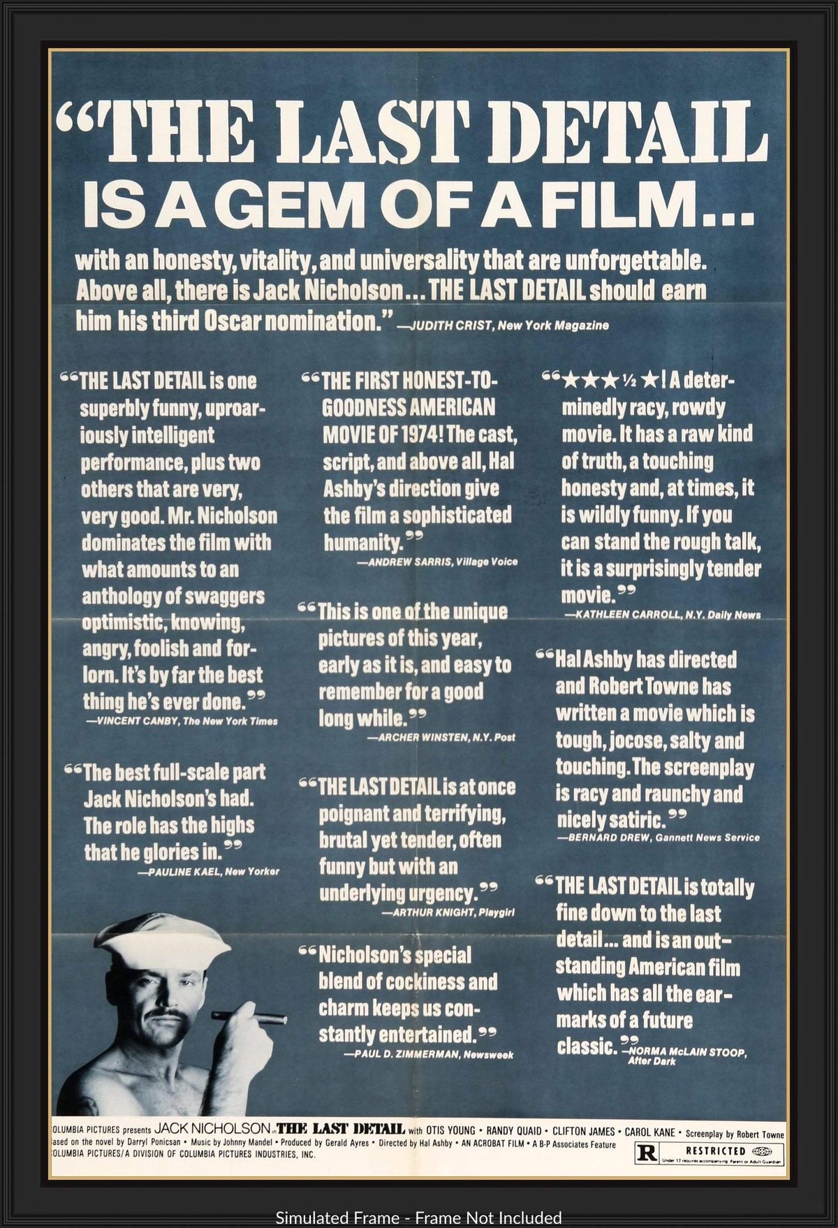 Last Detail (1973) original movie poster for sale at Original Film Art - Vintage Movie Posters