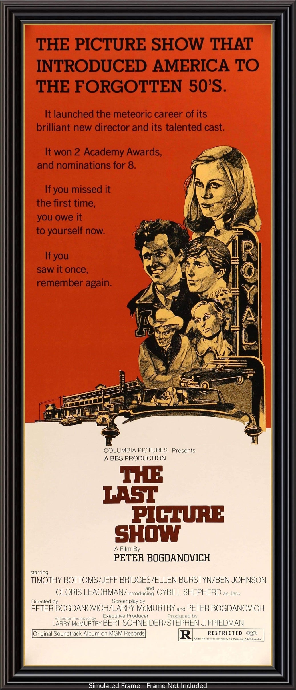 Last Picture Show (1971) original movie poster for sale at Original Film Art - Vintage Movie Posters