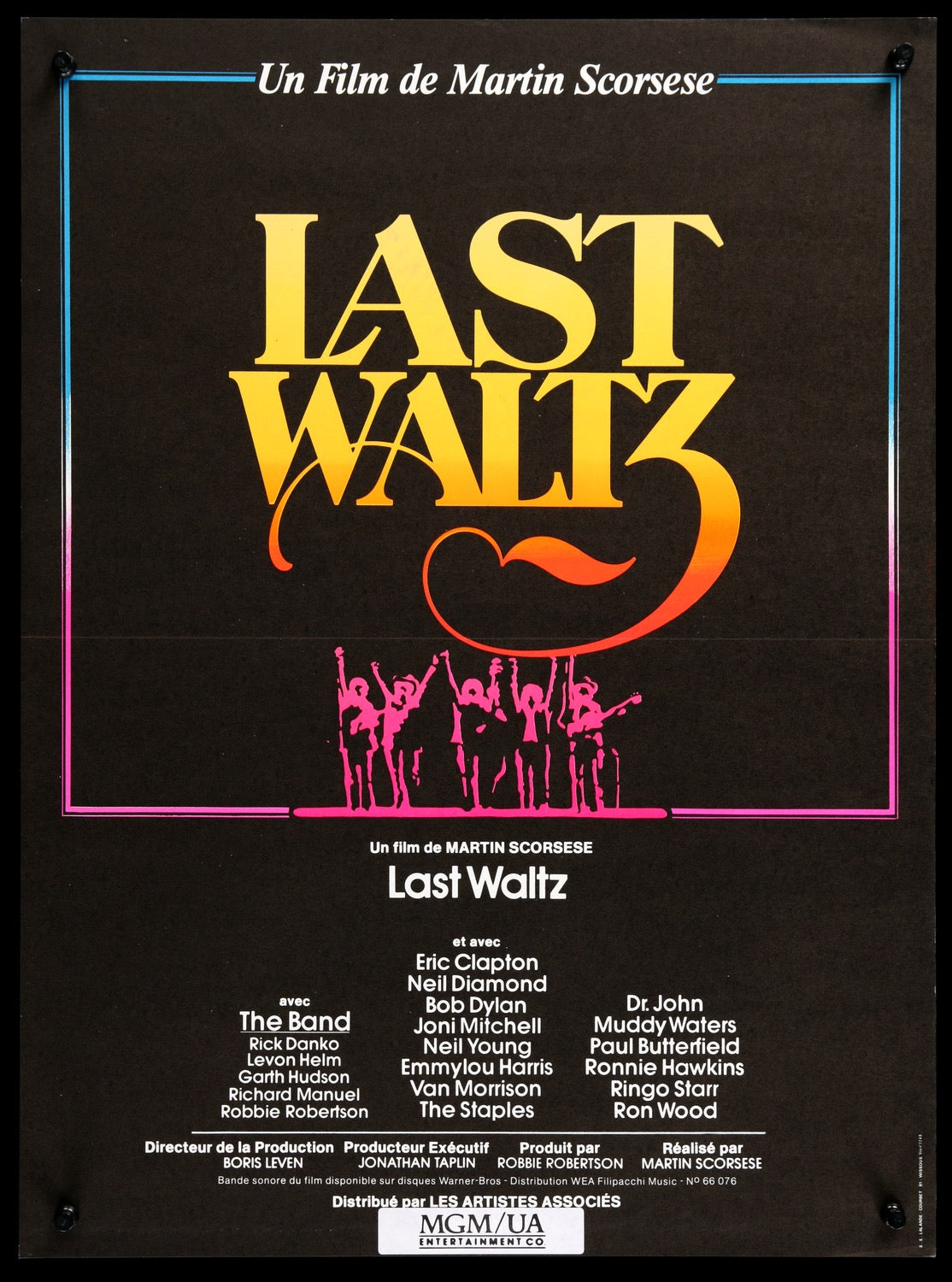 Last Waltz (1978) original movie poster for sale at Original Film Art