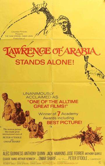 Lawrence of Arabia (1962) original movie poster for sale at Original Film Art - Vintage Movie Posters