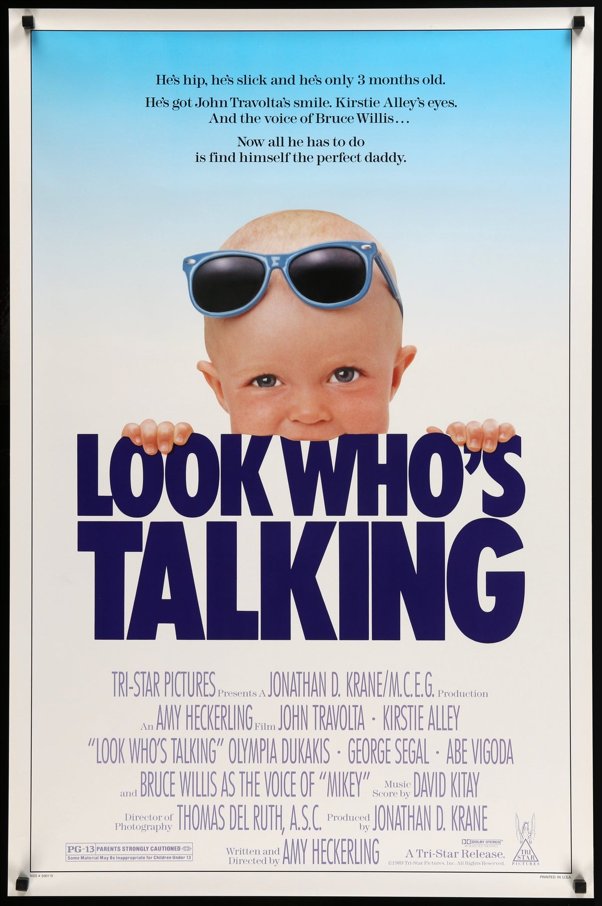 Look Who&#39;s Talking (1989) original movie poster for sale at Original Film Art
