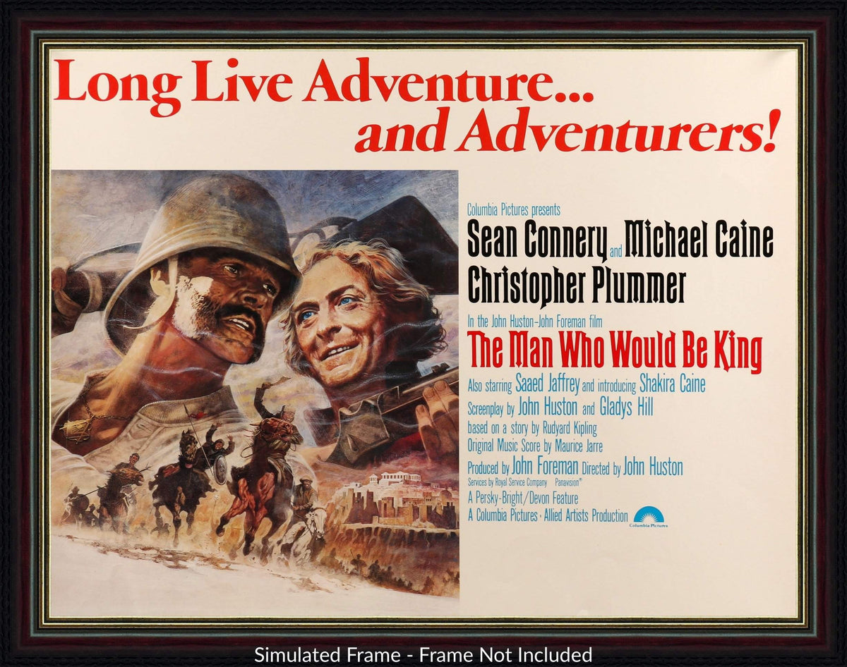 Man Who Would Be King (1975) original movie poster for sale at Original Film Art - Vintage Movie Posters