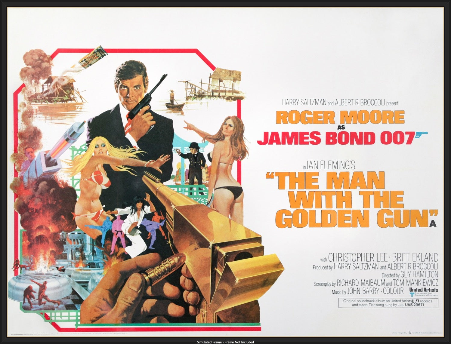 Man with the Golden Gun (1974) original movie poster for sale at Original Film Art - Vintage Movie Posters