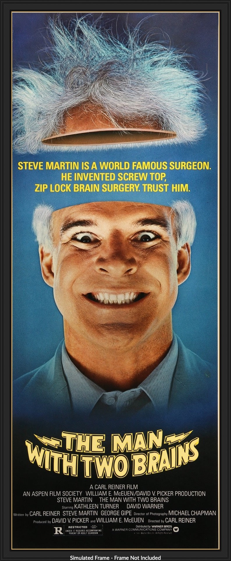 Man With Two Brains (1983) original movie poster for sale at Original Film Art