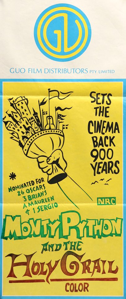 Monty Python and the Holy Grail (1975) original movie poster for sale at Original Film Art - Vintage Movie Posters