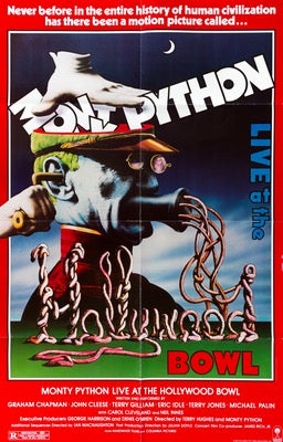 Monty Python Live at the Hollywood Bowl (1982) original movie poster for sale at Original Film Art - Vintage Movie Posters