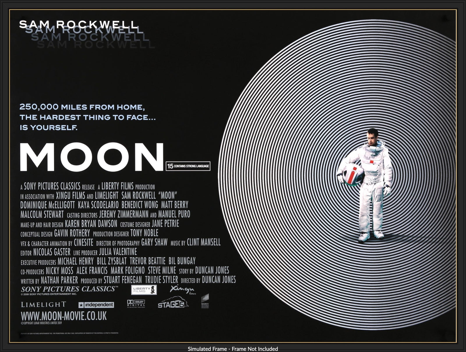Moon (2009) original movie poster for sale at Original Film Art - Vintage Movie Posters