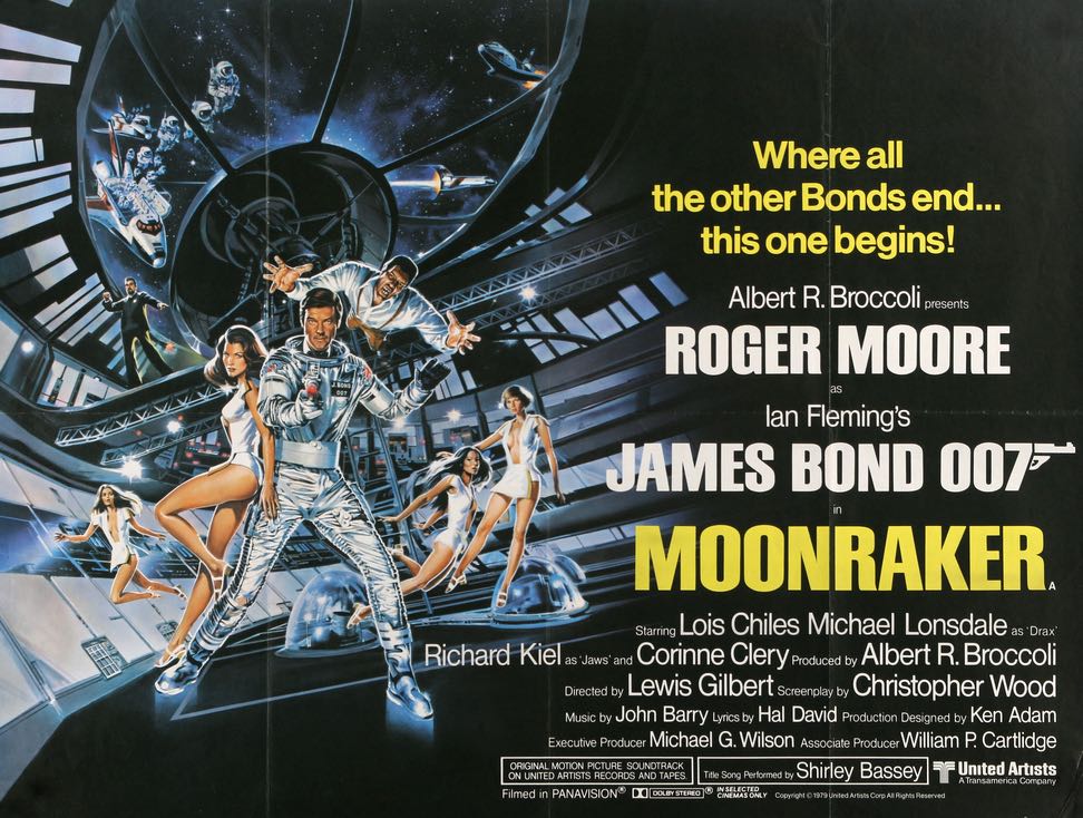 Moonraker (1979) original movie poster for sale at Original Film Art - Vintage Movie Posters