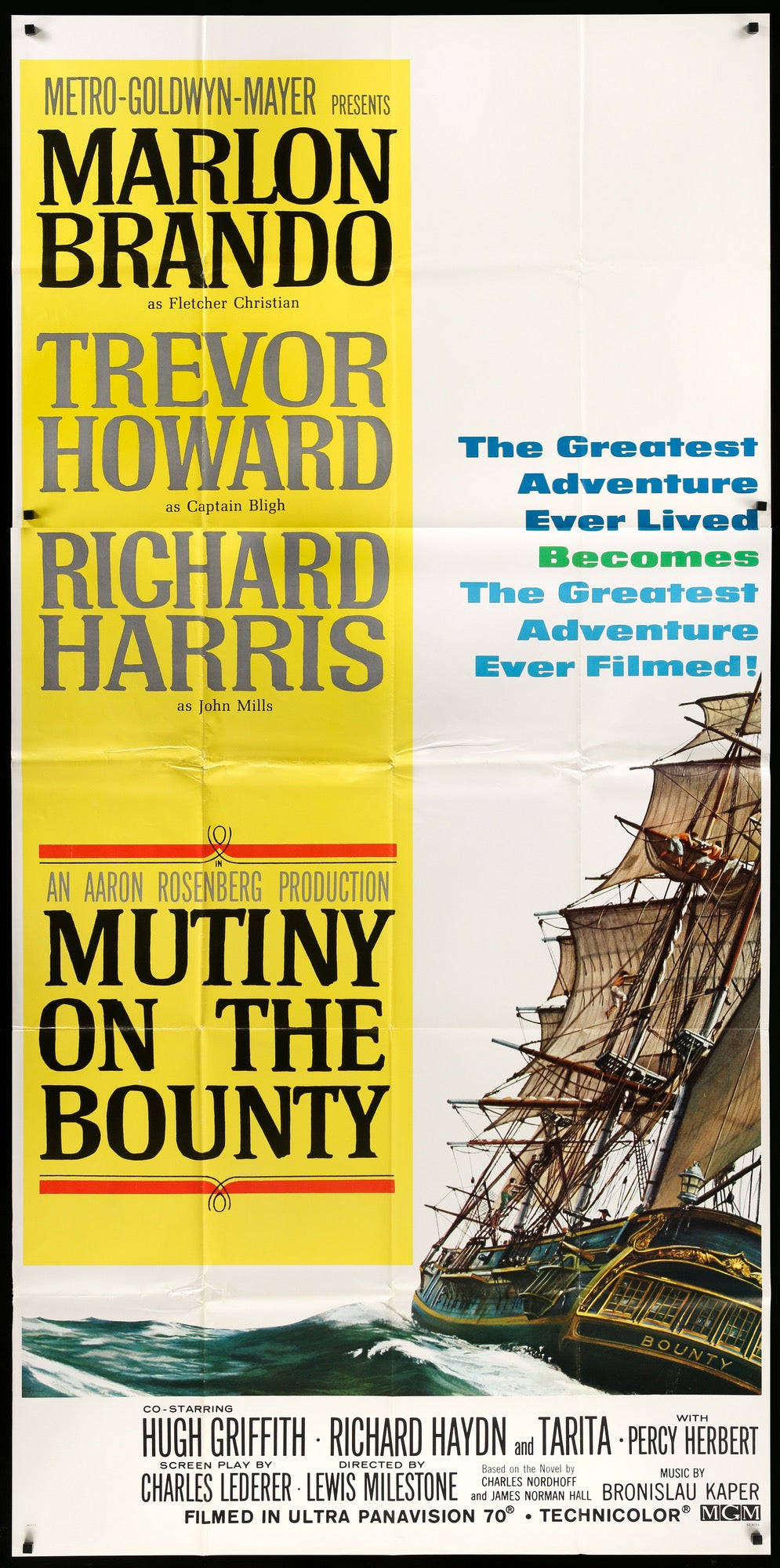 Mutiny On the Bounty (1962) original movie poster for sale at Original Film Art