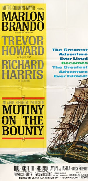 Mutiny On the Bounty (1962) original movie poster for sale at Original Film Art - Vintage Movie Posters