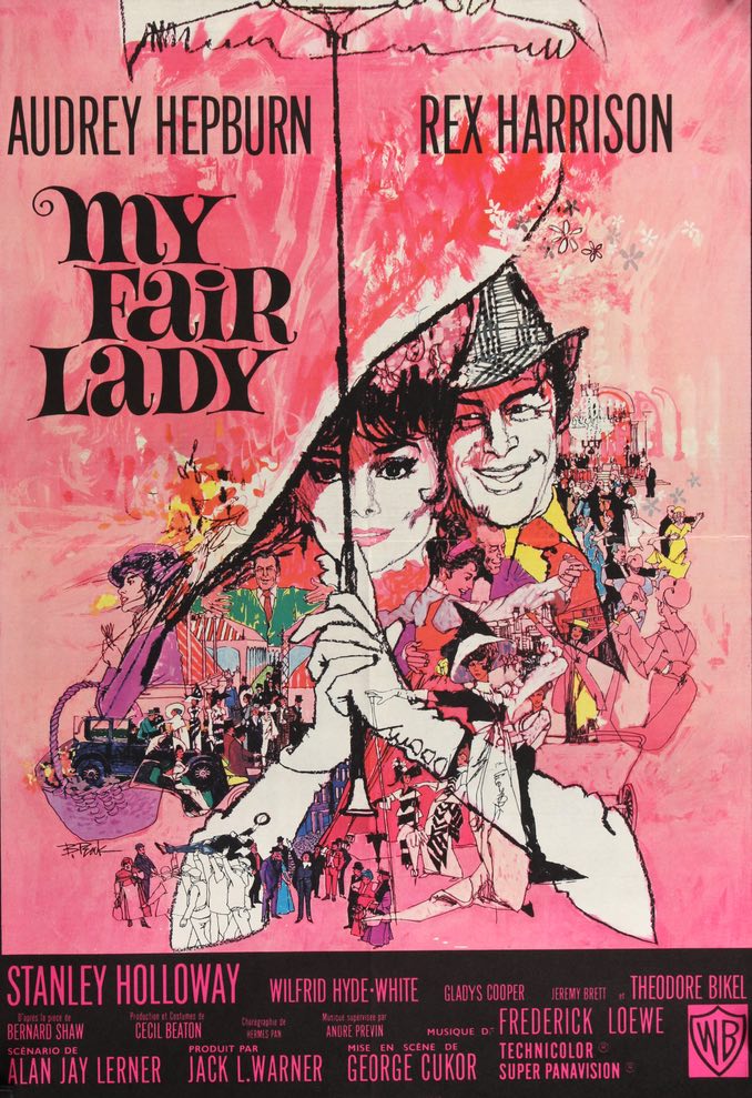 MY FAIR LADY, Original Audrey Hepburn Movie Poster - Original